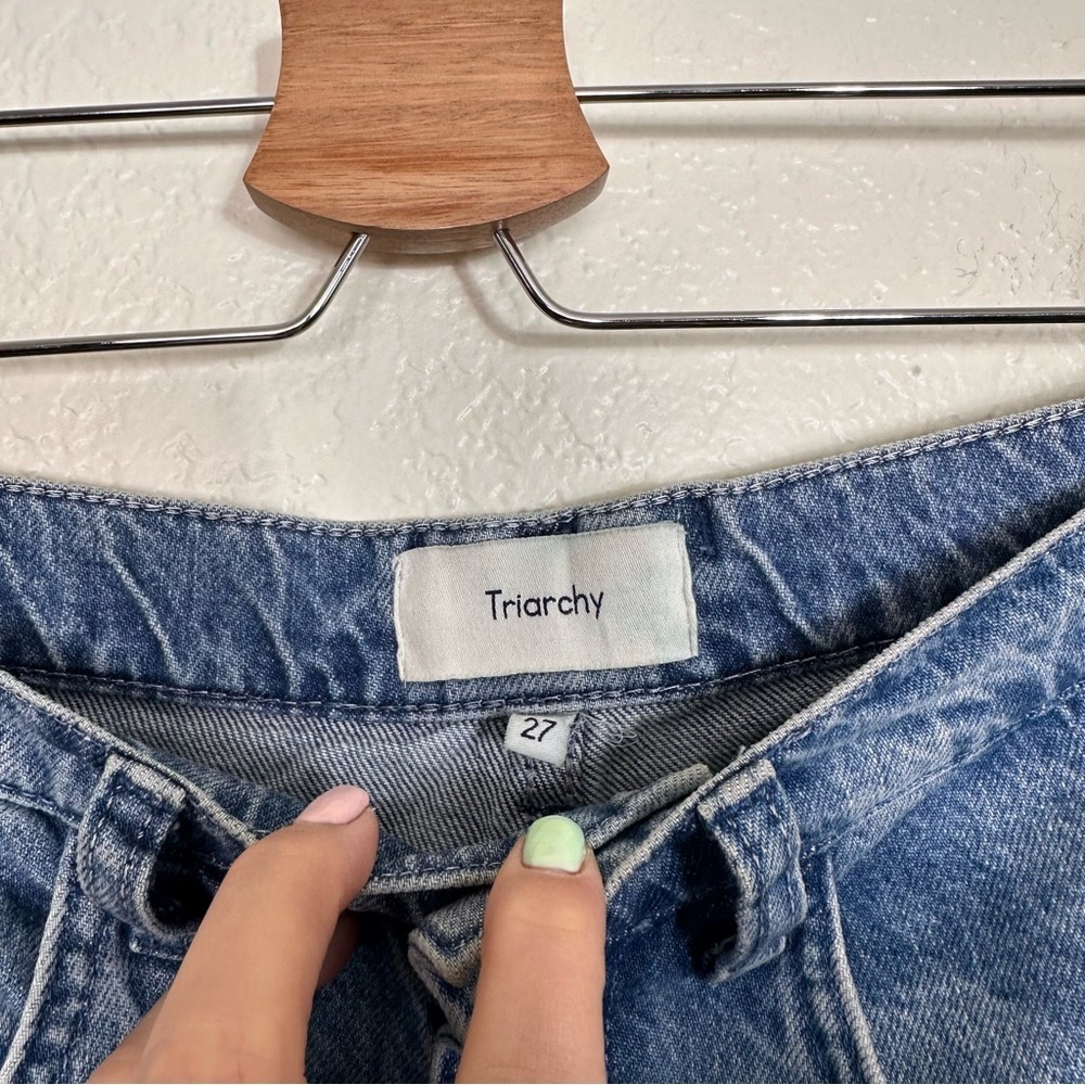 Triarchy Ms.Walker Mid-Rise Constructed Jeans Size 27 - Picture 4 of 10
